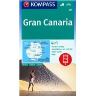 237 Gran Canaria Kompass Wanderkarte